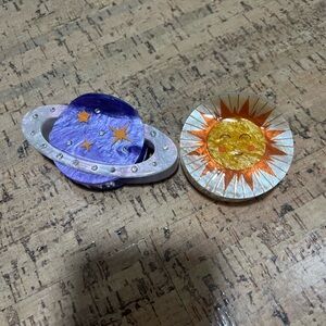 Celestial hair clips